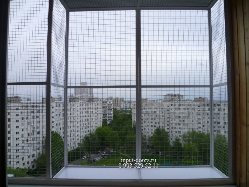 Решетка на окно антикошка в Москве